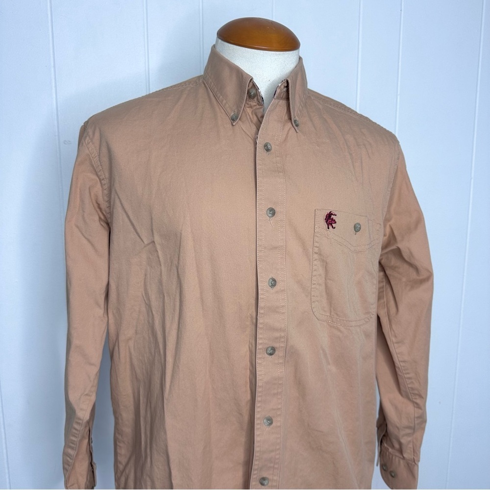 PBR Professional Bull Riders Tan Cotton Shirt